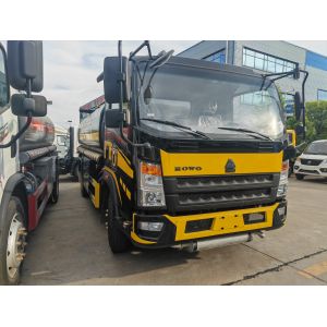HOWO Mobile Fuel Tanker Truck with Digital Dispenser and Hose Reel for On-Site