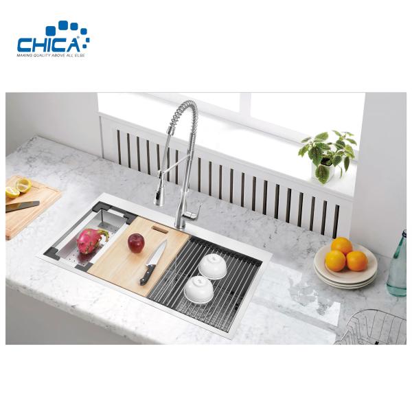 Stainless Steel Corner Sink Quality Control Procedure Double Bowl Handmade House Kitchen Sinks