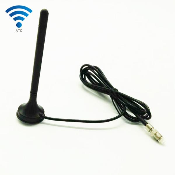Black GSM / UMTS Magnetic Base Antenna Car Whip Use with FEM Connector