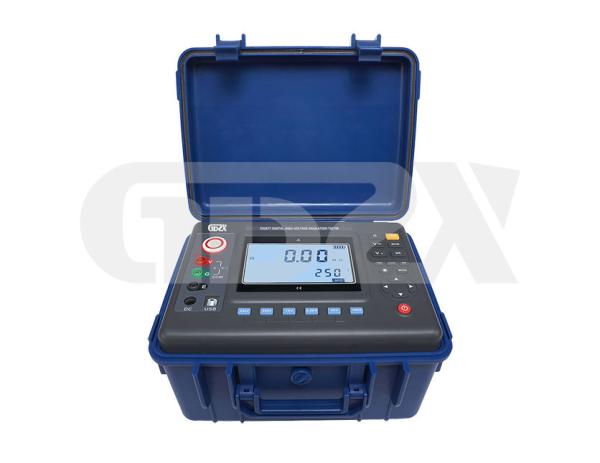 Medidor de Megger do verificador da isolação da terra de 5KV 2000GΩ Digitas com teste atual da C.C.
