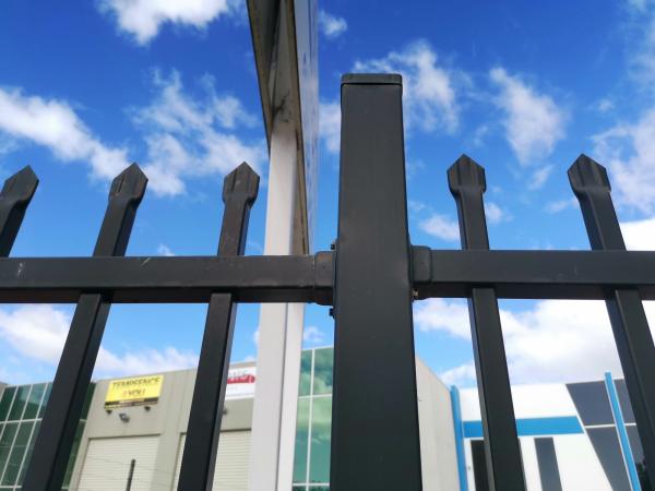 2100mm*2400mm Tubular Picket Fence Heat Treated