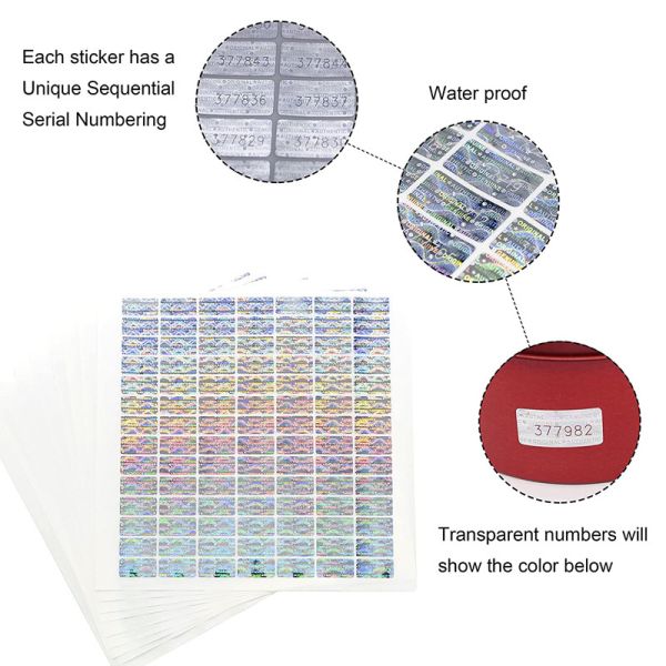 Hologram Uv Anti Counterfeiting Label  Manufacturer Fluorescent Printing
