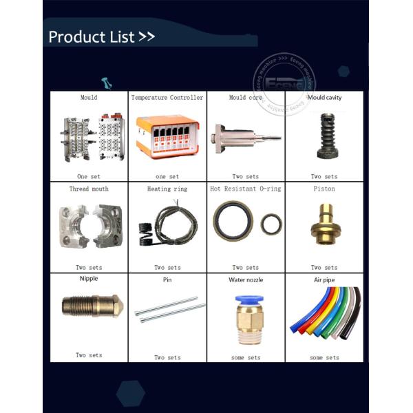4Cr13 SS PET Bottle Mould 730x450x480mm Injection Molding