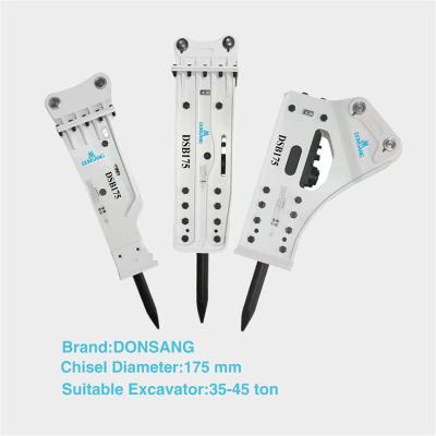 disjuntor hidráulico largo do martelo de 175mm para 45 de 40 toneladas de 35 toneladas Ton Excavator