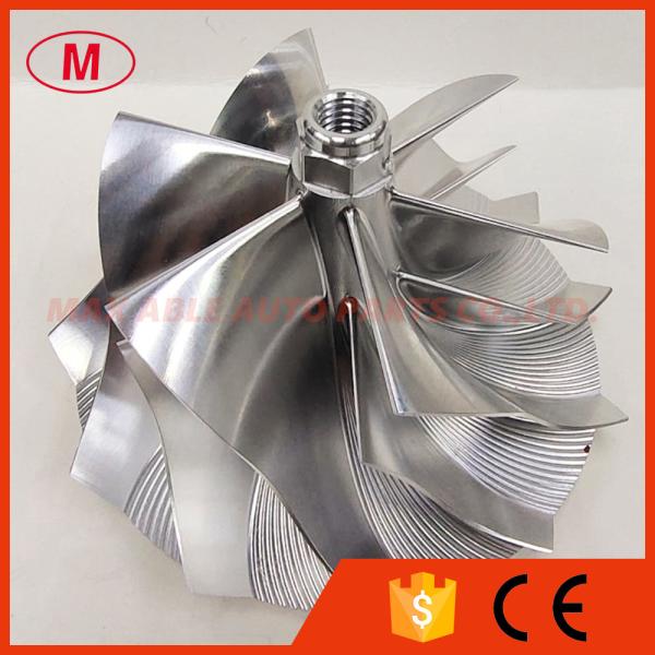 S400 forward 91.00/117.00mm 6+6 blades high performance turbocharger milling/aluminum 2618/billet compressor wheel