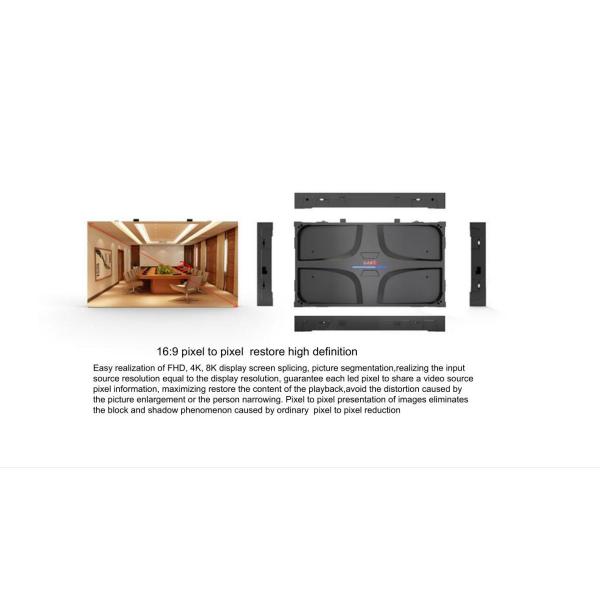 High Grayscale UHD Full Color Led Display P1.56mm With 400x300mm Light Cabinet