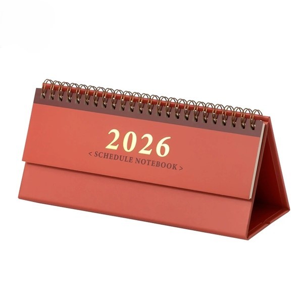 Monthly Desktop Calendar 2026 Stand Up Schedule Notebook For Office Desk