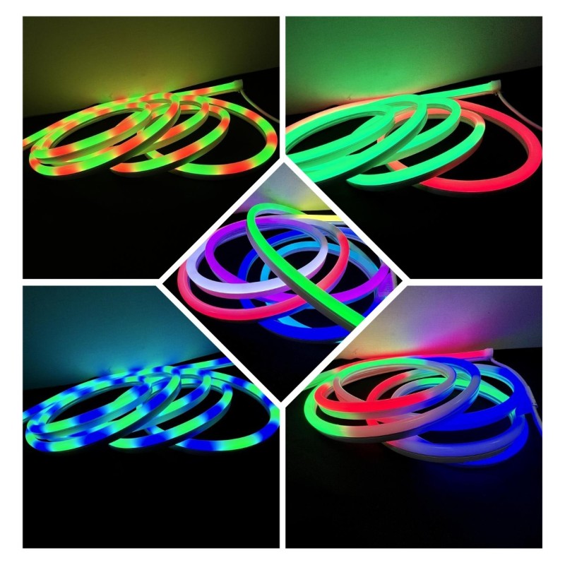 RGBIC LED Flex Neon Side Emitting 10*23mm 270° Wide Beam Lighting