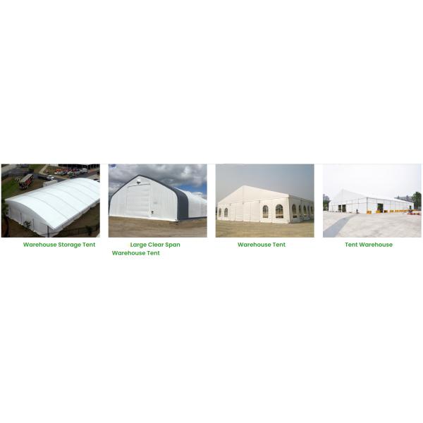 Heavy Duty Alluminum Alloy Waterproof Sunlight Proof Warehouse Tent Large Outdoor Storage Tent