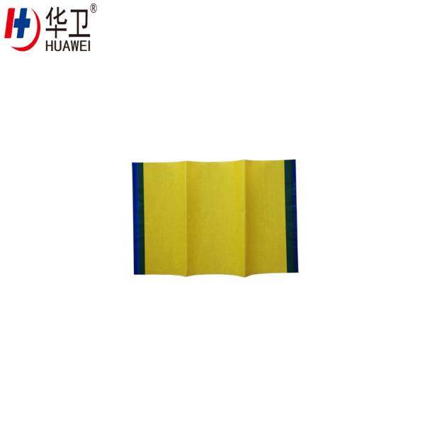 PU Surgical incision dressing with Iodine, disposable surgical drape with Iodine 15*15cm