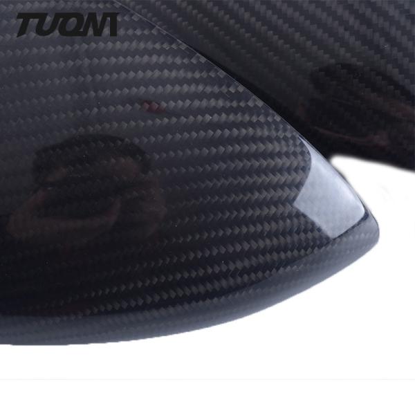 Carbon Fiber Style Side Rearview Mirror Cover Trim VW Golf 7 MK7 Car Accessories