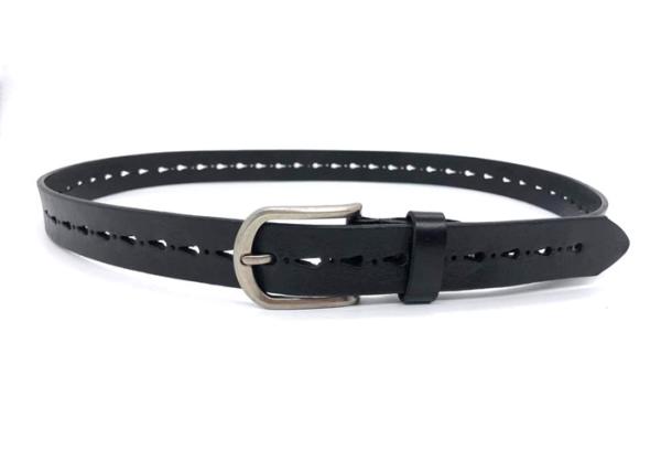Black Women's Fashion Leather Belts For Jeans Pants Plus Size Western Design Belt Alloy Buckle