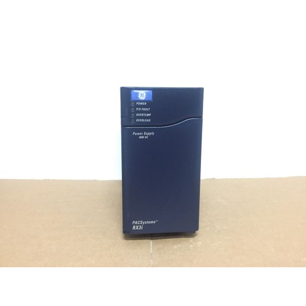 GE PACSystems RX3i power supply IC695PSA040 40Watt supply 120/240VAC or 125VDC