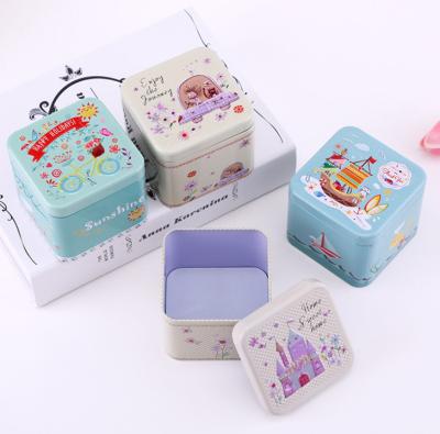 Presente de empacotamento impresso Tin Cans Aerosol Tin Box da vela