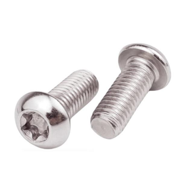Vis à tête bombée Torx ISO7380 en acier au carbone zingué