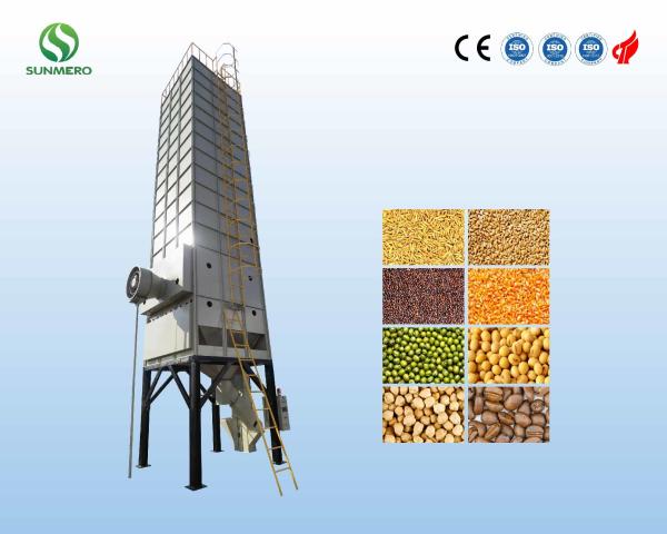 5.5kW 15tons Per Batch Grain Dryer Machine Corrosion Resistant