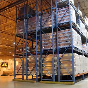 Customized Heavy Duty Double Deep Pallet Racking Metal Shelving High Density