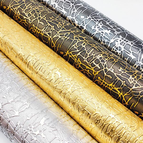 Коробка упаковки Кожа Золотая серия Печатная кожа из ПВХ нетканая