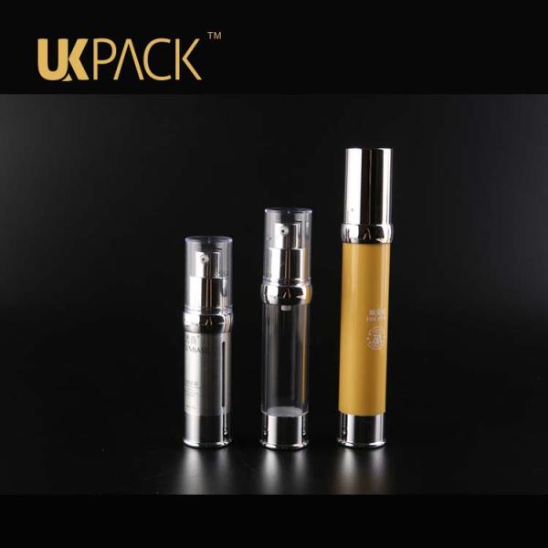 Bouteille privée d'air de la seringue UKMS38 cosmétique, 15ml-20ml-30ml EN TANT QUE bouteille cosmétique, bouteille privée d'air de pompe