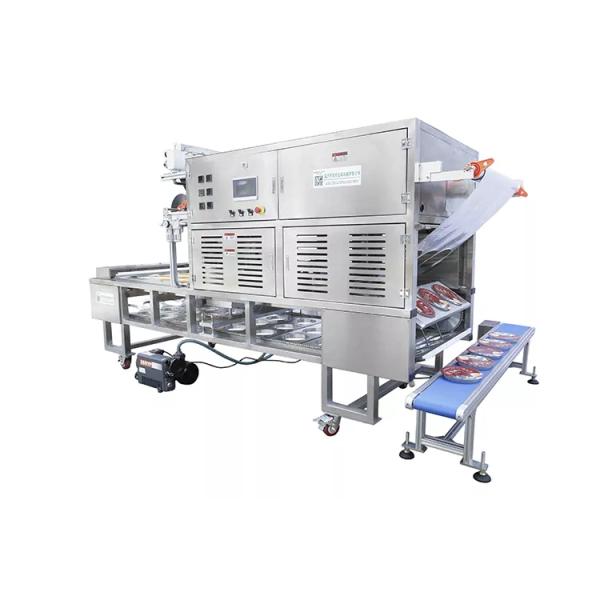 Automatic Gas Flushing Plate Top Food Plastic Egg Sealer Vacuum Tray Sealing Machine