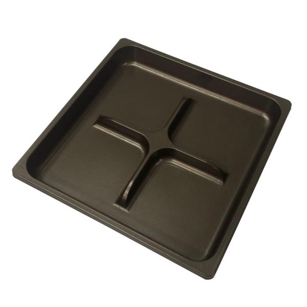 Custom Coffee Brown PP Bakery Trays Freezer-Safe for Pastry Bread