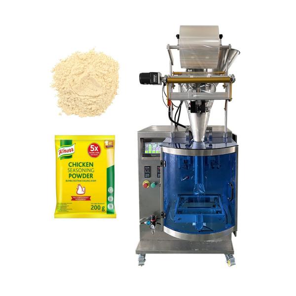 CE Vertical Form Fill Seal Packaging Machines 50bags/min Chicken Powder