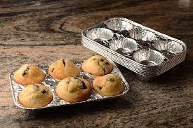 Disposable Muffin Tins 6 Cup Muffin Pans For Baking Cupcakes Mini Pie