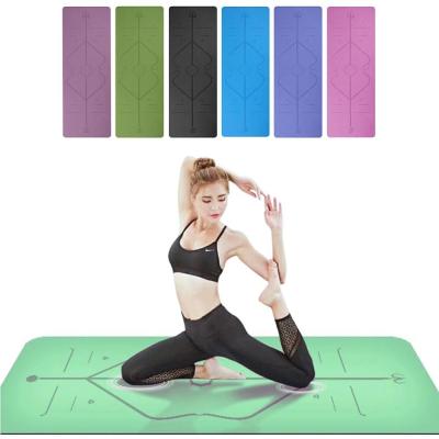 Deslize não almofadas da sala de visitas do esporte do exercício do Gym de Pilates da esteira da ioga da esteira da ioga da aptidão/TPE