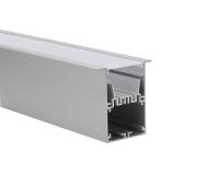 Le diffuseur mené acrylique a mené les profils en aluminium d'extrusion pour le conducteur dedans