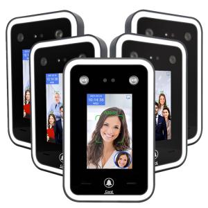 4,3 управление доступом посещаемости времени кода машины QR обнаружения стороны дюйма биометрическое