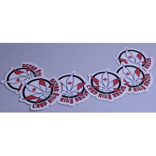 Customized outdoor use UV resistant die cut decal sticker individual sheet