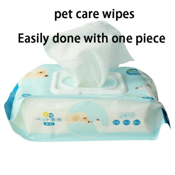 Flip Top Puppy Wet Wipes Household 80 Pieces Dog Fresh Wipes
