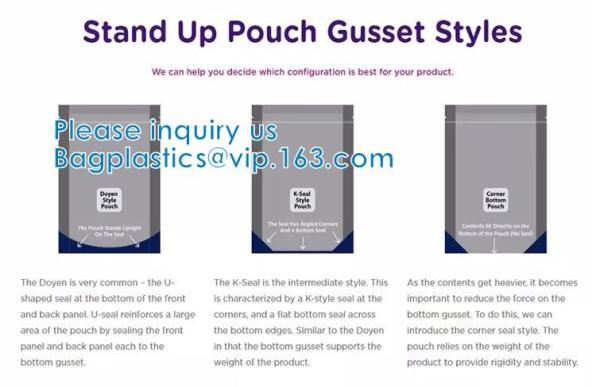 Pouches With Matte Window, Eco-Friendly Ink, Food-Grade, Medical, Electronic, Commodity, Cosmetics
