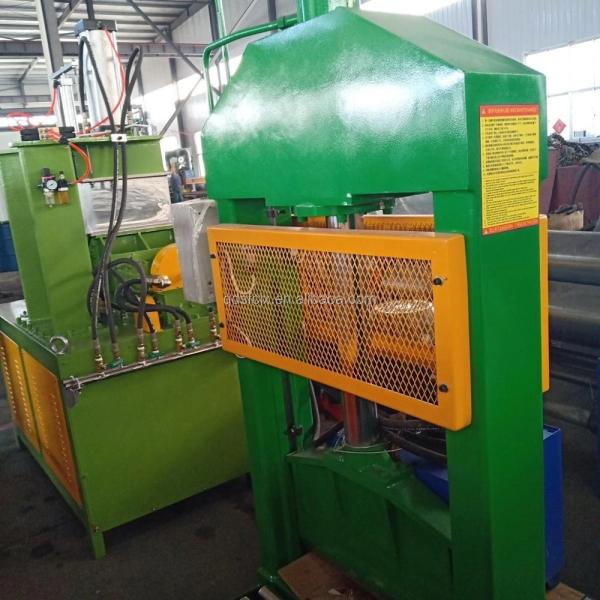 Máquina de corte crua do único pacote de borracha hidráulico novo do vertical da faca