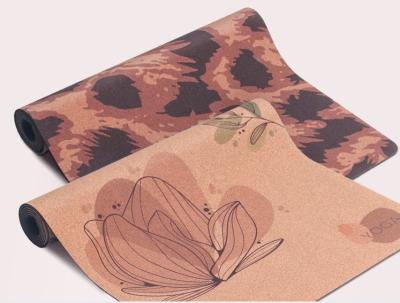 Wholesale Custom Yoga Mats Ecological Non-slip Fitness Gym Handle Bag Cork Carry Strap Yoga Mat With Strap