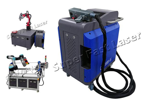 operação fácil Handheld do removedor de oxidação do laser da máquina portátil da limpeza do laser 100W