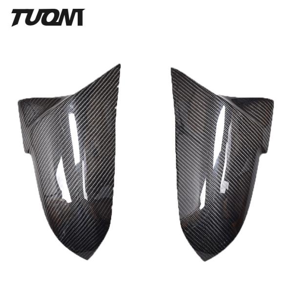 OEM Rear View Mirror Covers 100% Real Carbon Fiber Replacement For BMW Side Cap