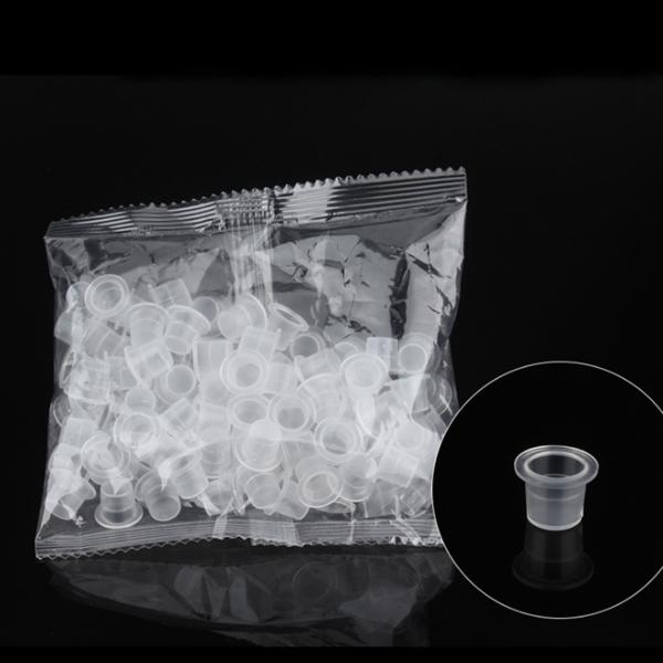 Чашки чернил татуировки PVC держатель чашки чернил пигмента макияжа пластиковой постоянный