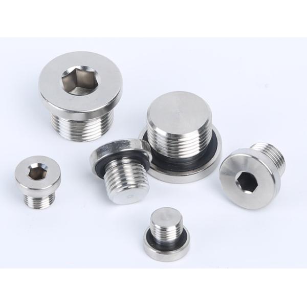 304 Stainless Steel Hex Oil Drain Plug With Wide Range Laryngeal plug