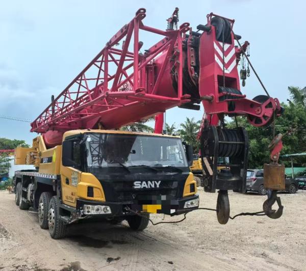 Sany 50T Truck Crane 2022 Used 50 Tons Heavy Lifting Crane With 43.5 Meters Main Boom Length