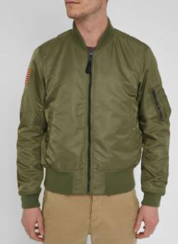 Waterproof Mens Woven Jacket , Breathable Custom Satin Bomber Coat Mens