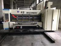A maquinaria ondulada semi automática Flexo da cartonagem que imprime Slotter morre cortador