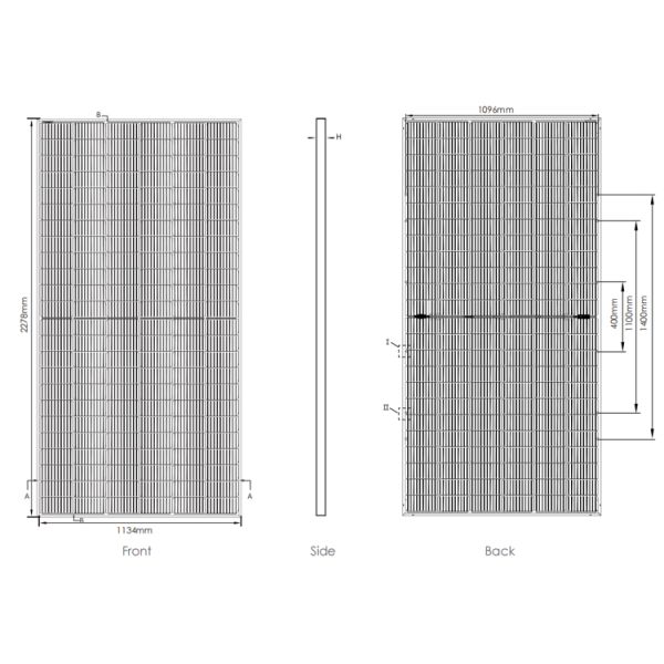 535W 540Wp 545Watts Jinko Solar Power Panel 400W 500watt 550w Jinko Solar Panel Tiger Pro JKM550M-72HL4