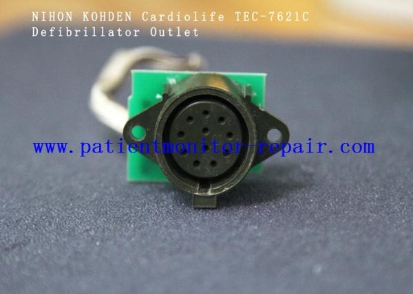 Tomada do desfibrilador dos acessórios do equipamento médico de TEC-7621C para NIHON KOHDEN Cardiolife