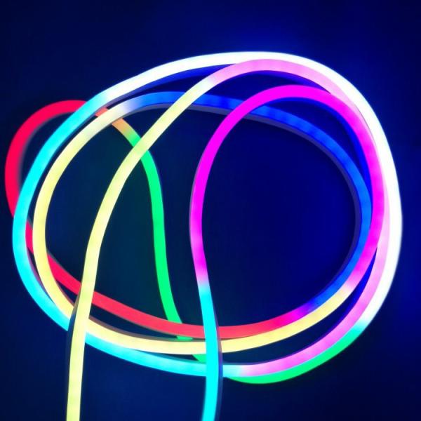 Dream Color RGB Flex Tube LED neon flex tube with eco PVC material 120 LEDs per meter and minimum bending diameter of 8cm