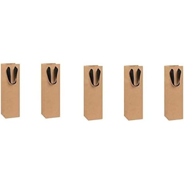 Wine Gift Bags - Wine Gift Bag With Scratch Paper Panel For Personalized Messages - Wine Bags For Wine Bottles Gifts