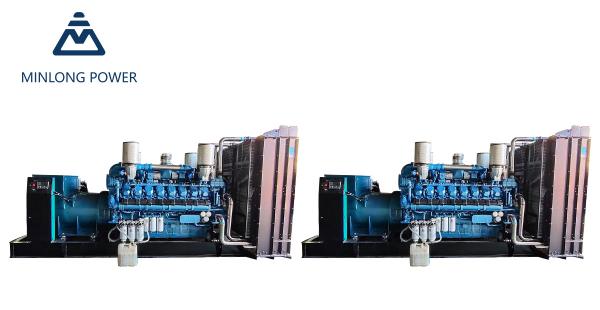 1500 rpm Motor 250kw Gerador de energia a gás natural Minlong MP6m33
