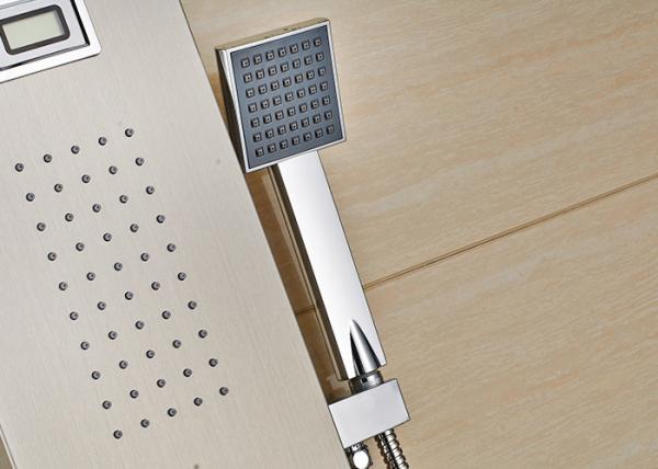 Single Handle 3 Way Bathroom Shower Panels Rose Gold Surface Treatment ROVATE