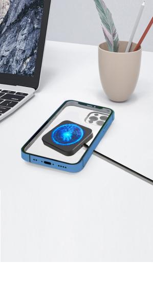 OEM 15 levar fácil de Iphone 12 Mini Wireless Charger do PC do watt