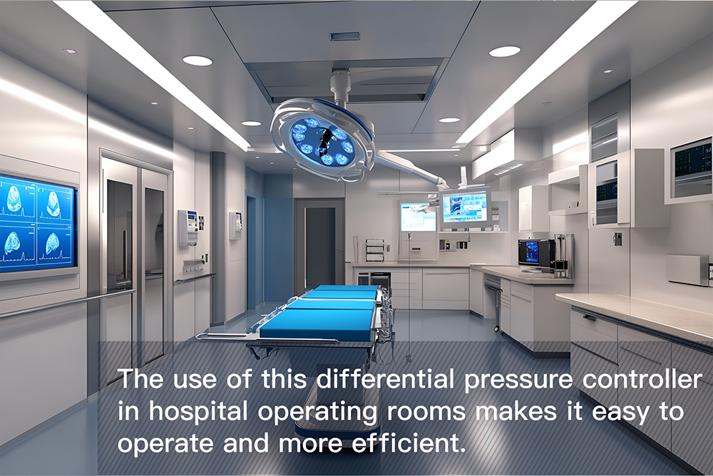 Intelligent Indoor Differential Pressure Controller With LCD Digital Display
